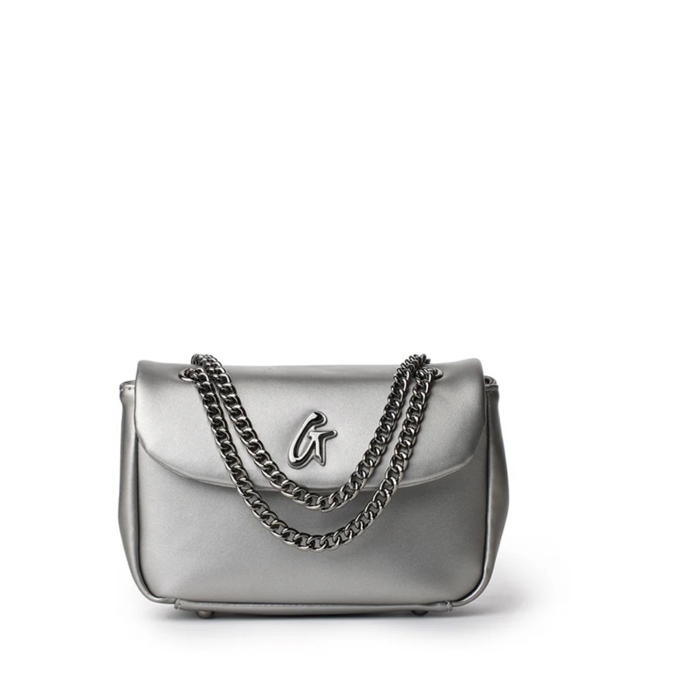 Elegant Silver Chain Shoulder Bag